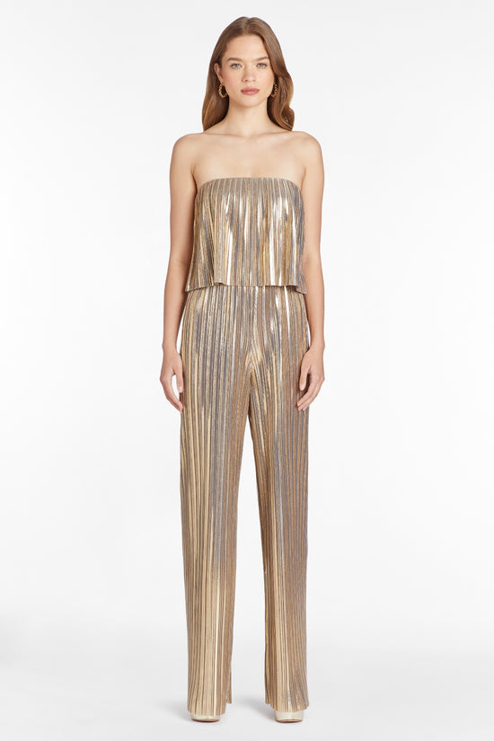Collina Jumpsuit in Pleats view 1