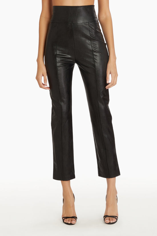 Romana Pants in Faux Leather view 1
