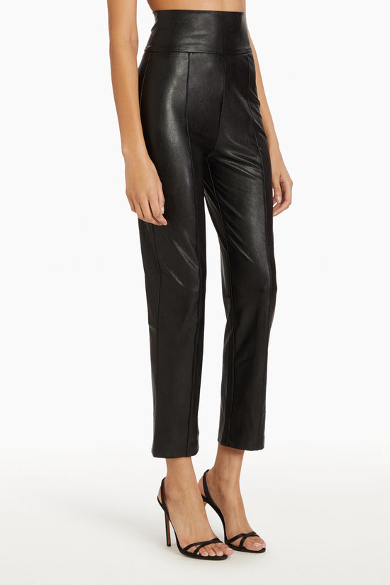 Romana Pants in Faux Leather view 2