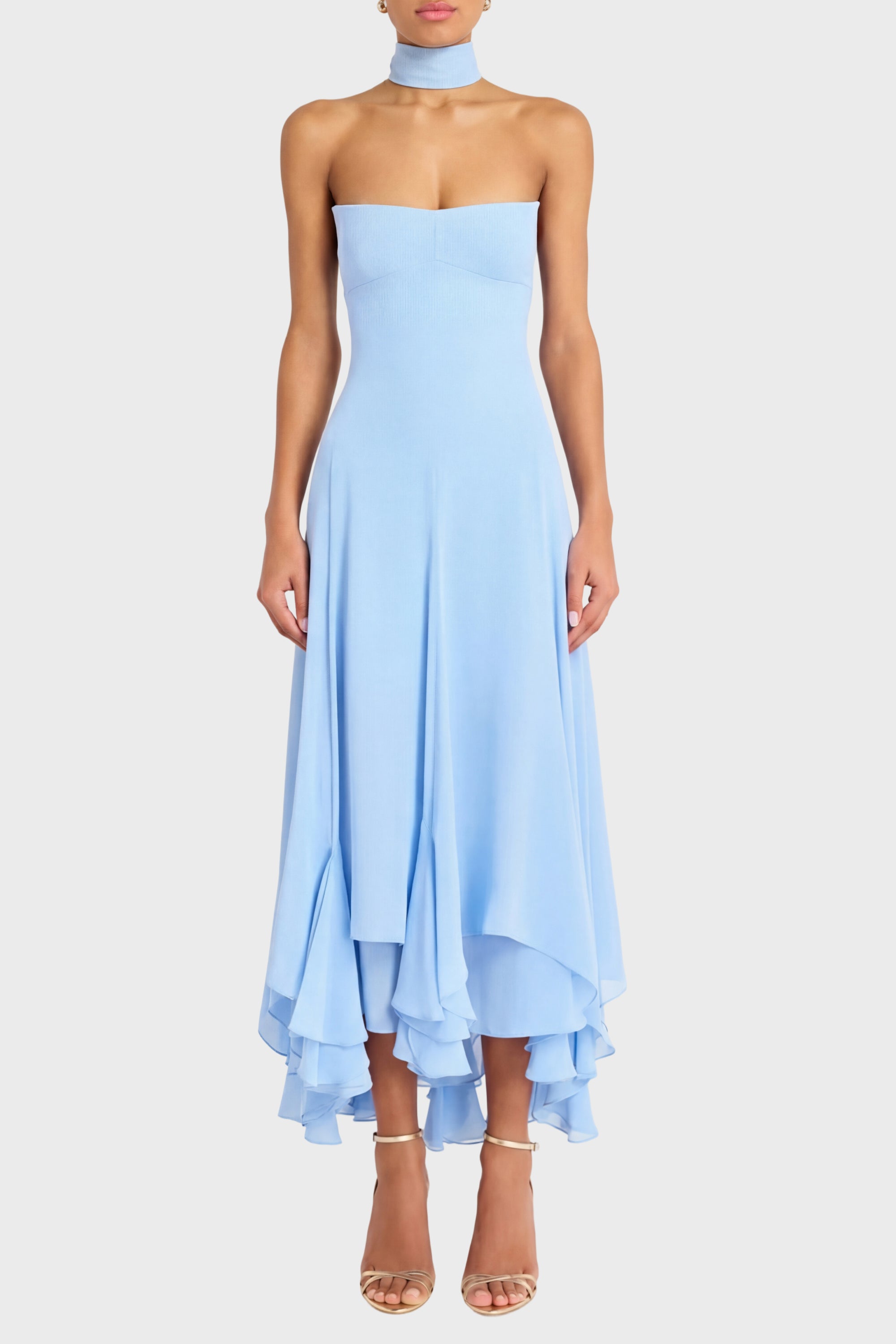 Monterey Dress With Scarf – Amanda Uprichard Monterey Dress With Scarf – Amanda Uprichard