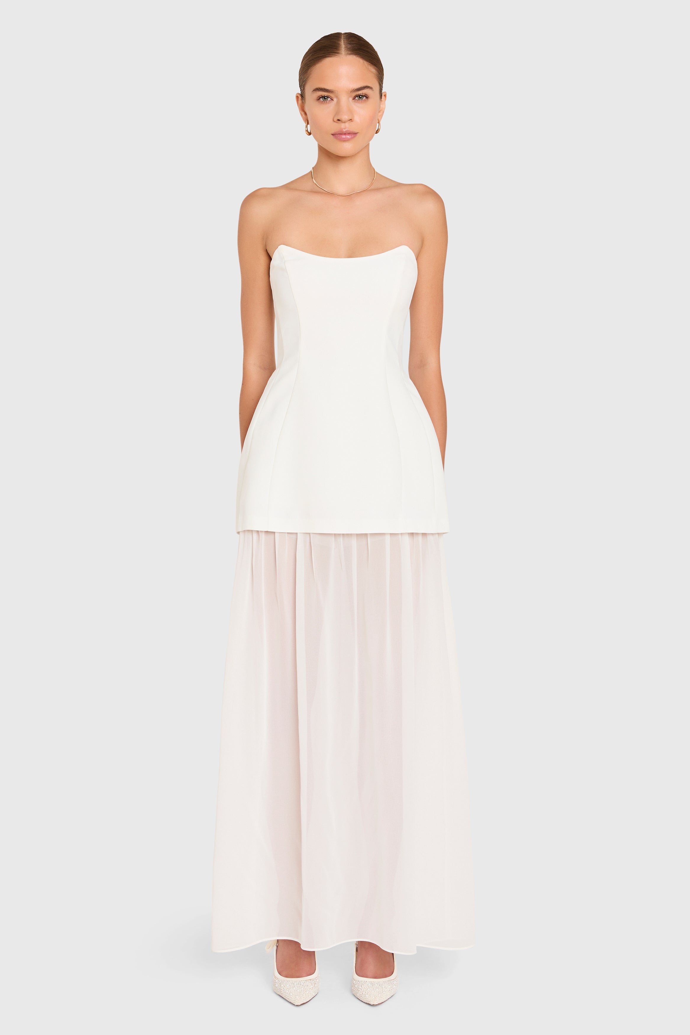 Christy Maxi Dress Ivory / L Christy Maxi Dress Ivory / L