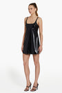Krisa Dress in Patent Leather