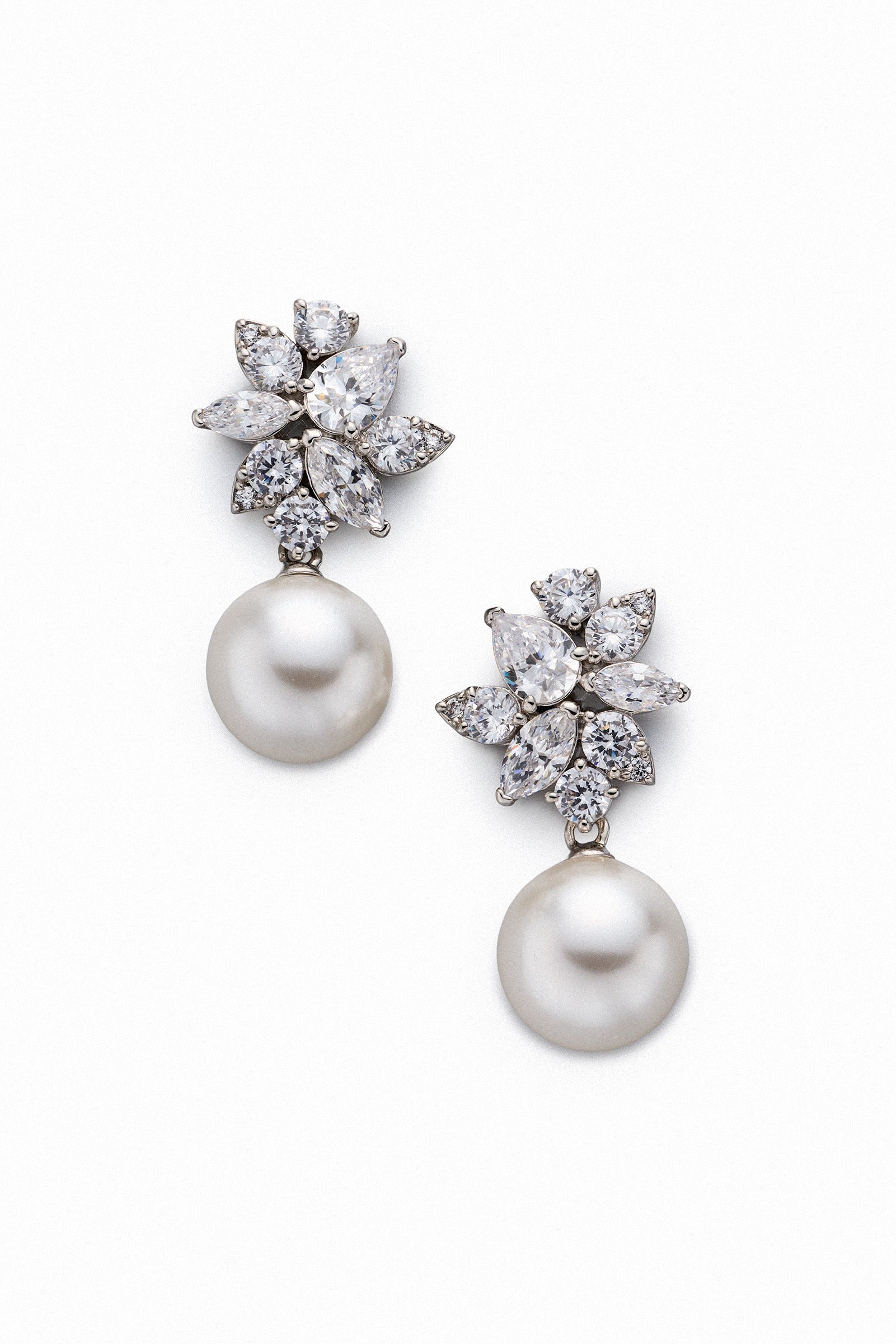 Chiara Pearl Drop Earrings view 3