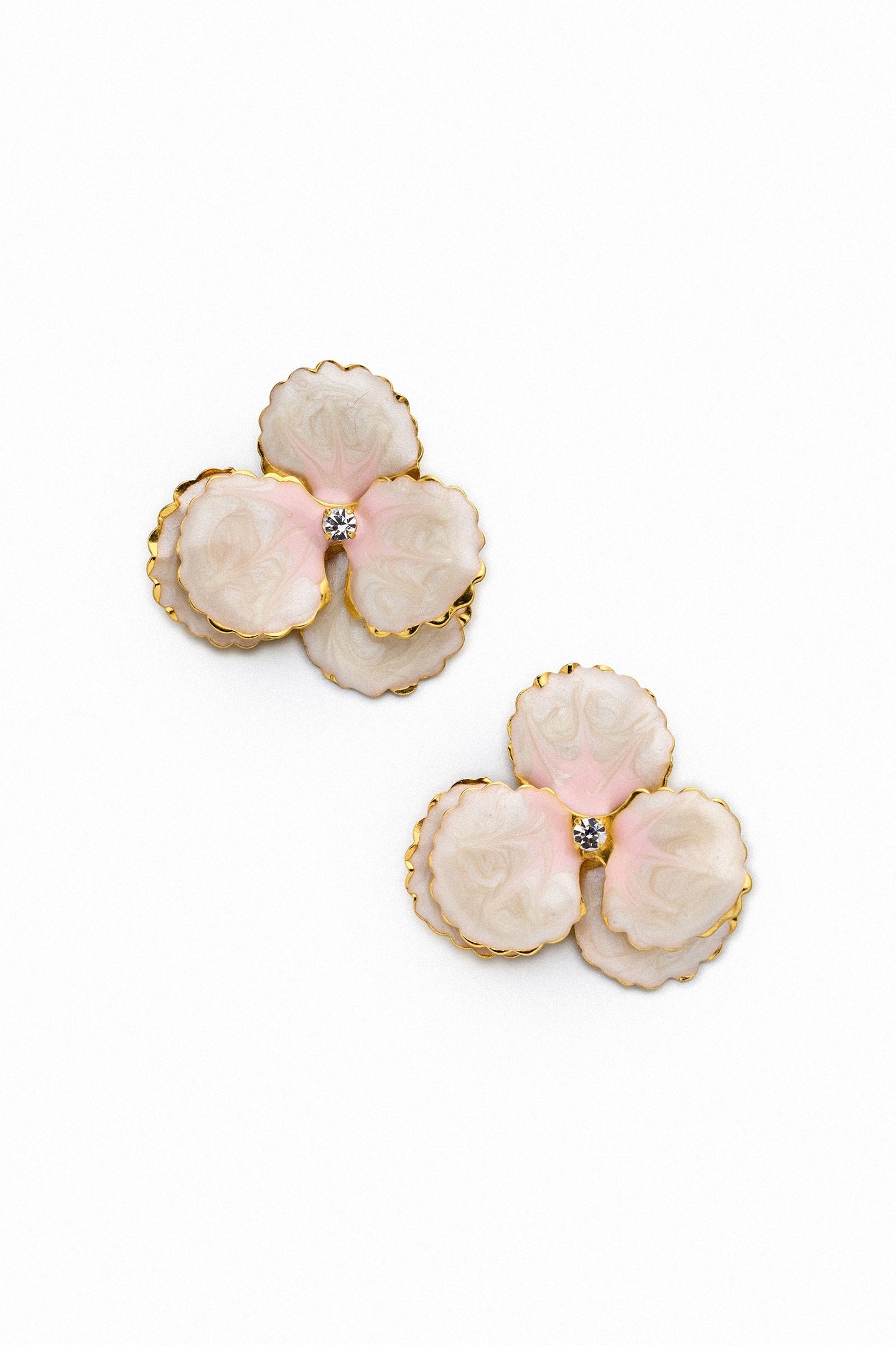 Pansy Stud Earrings View 2