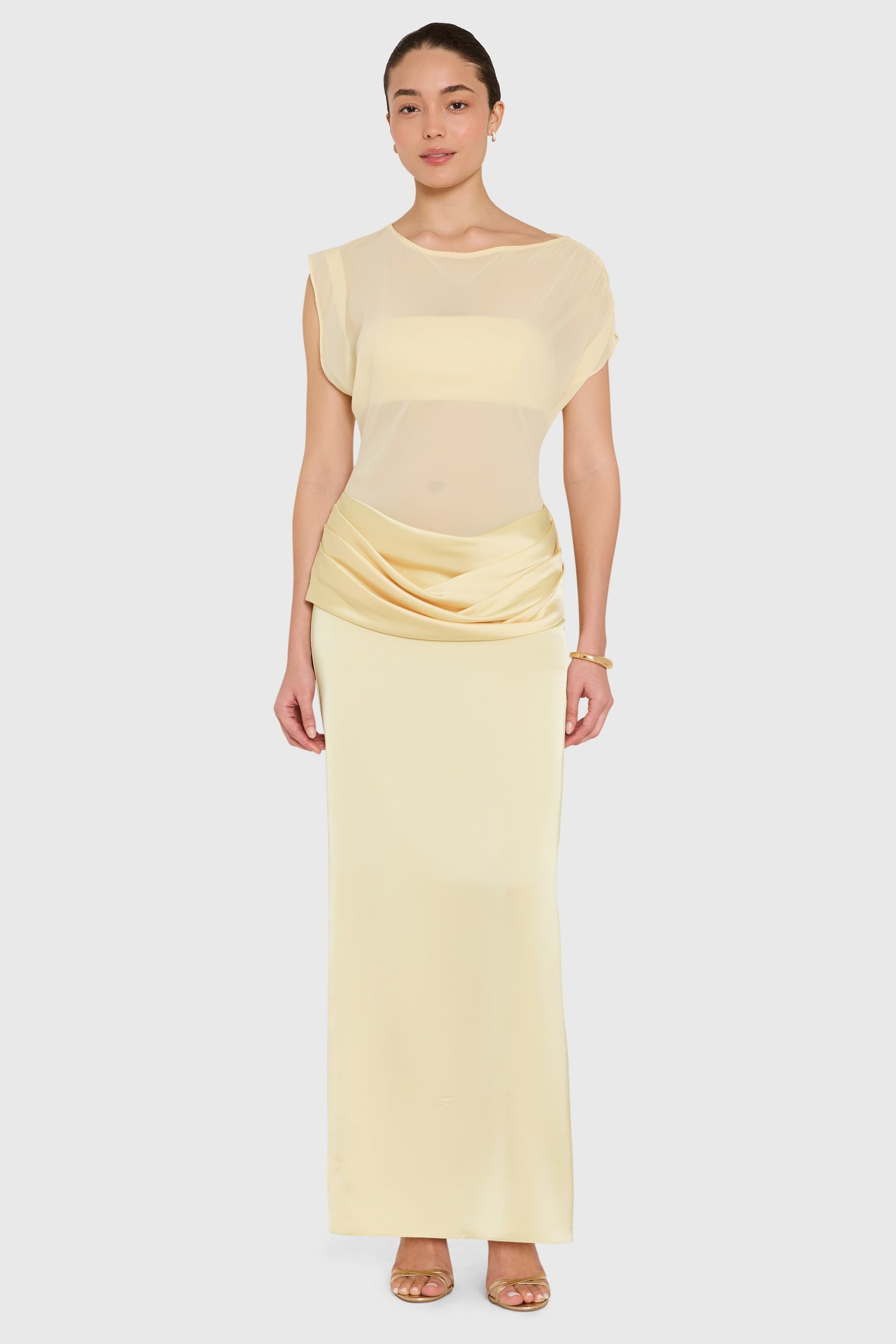 Amanda Uprichard x REVOLVE Olandria Midi Dress in Yellow Amanda Uprichard x REVOLVE Olandria Midi Dress in Yellow