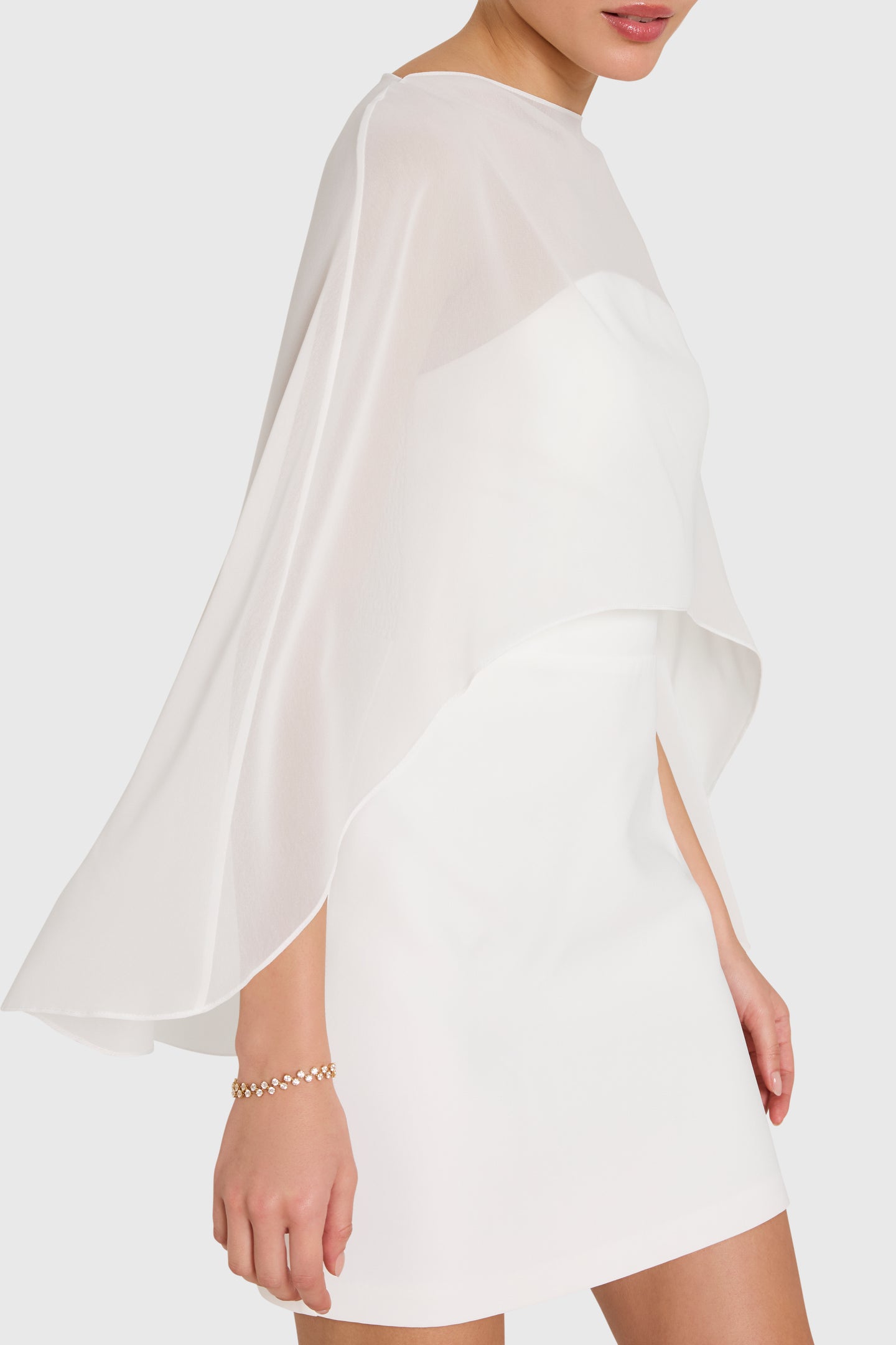 amanda uprichard white mini dress Amanda Uprichard Courtney Dress in Ivory