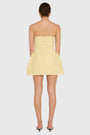 Strapless Bethany Romper in Crochet Lace View 3