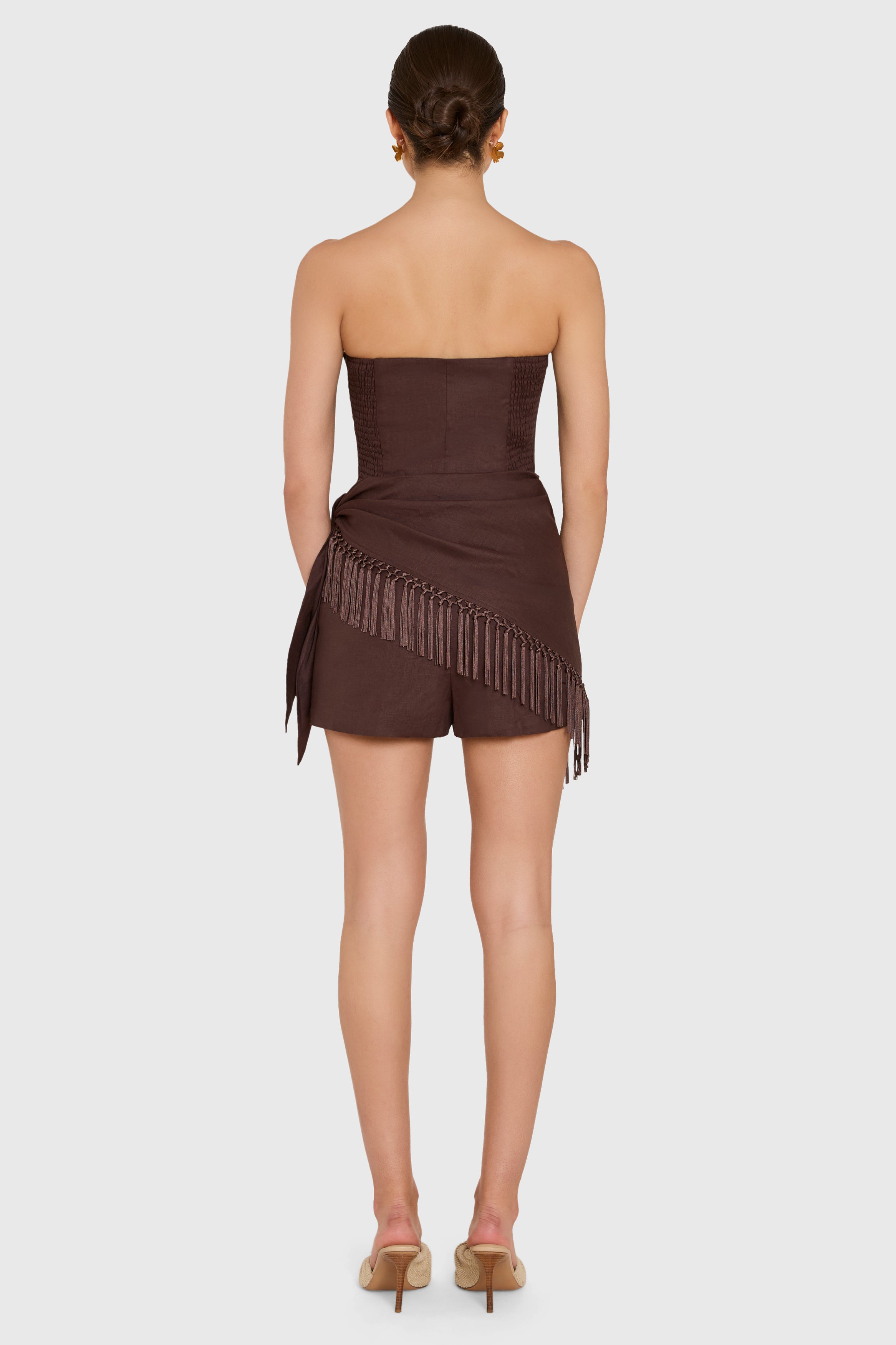Revan Romper with Fringe view 3
