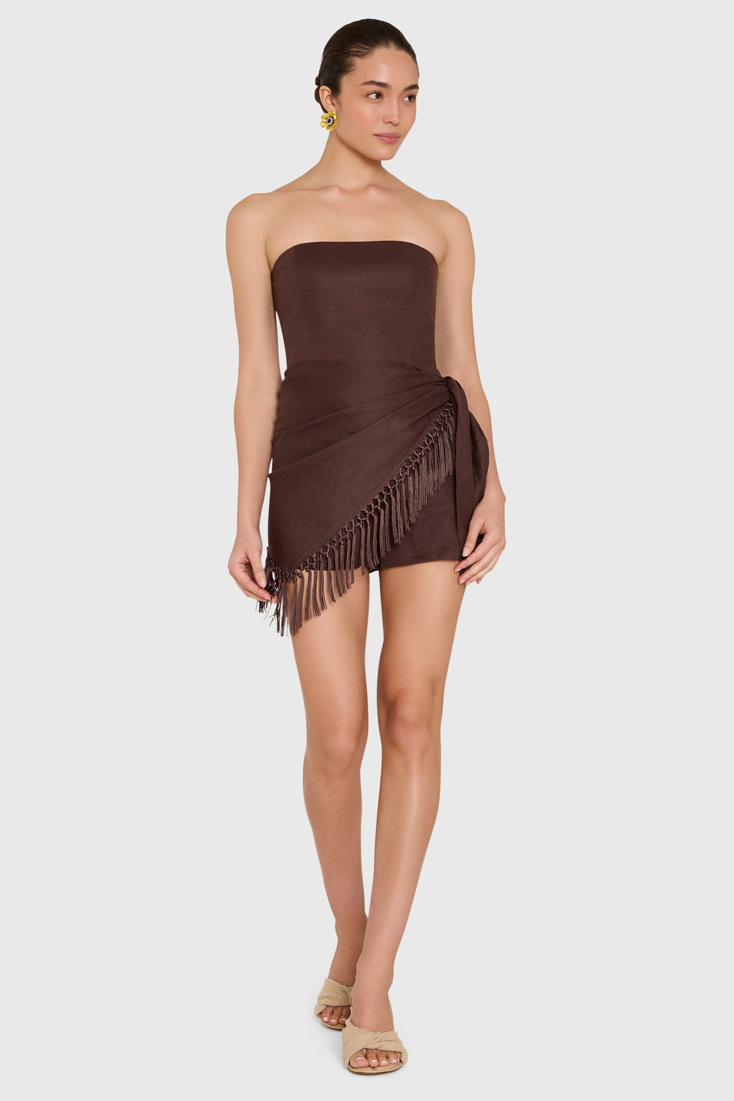 Revan Romper with Fringe View 1