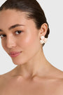 Pansy Stud Earrings View 1