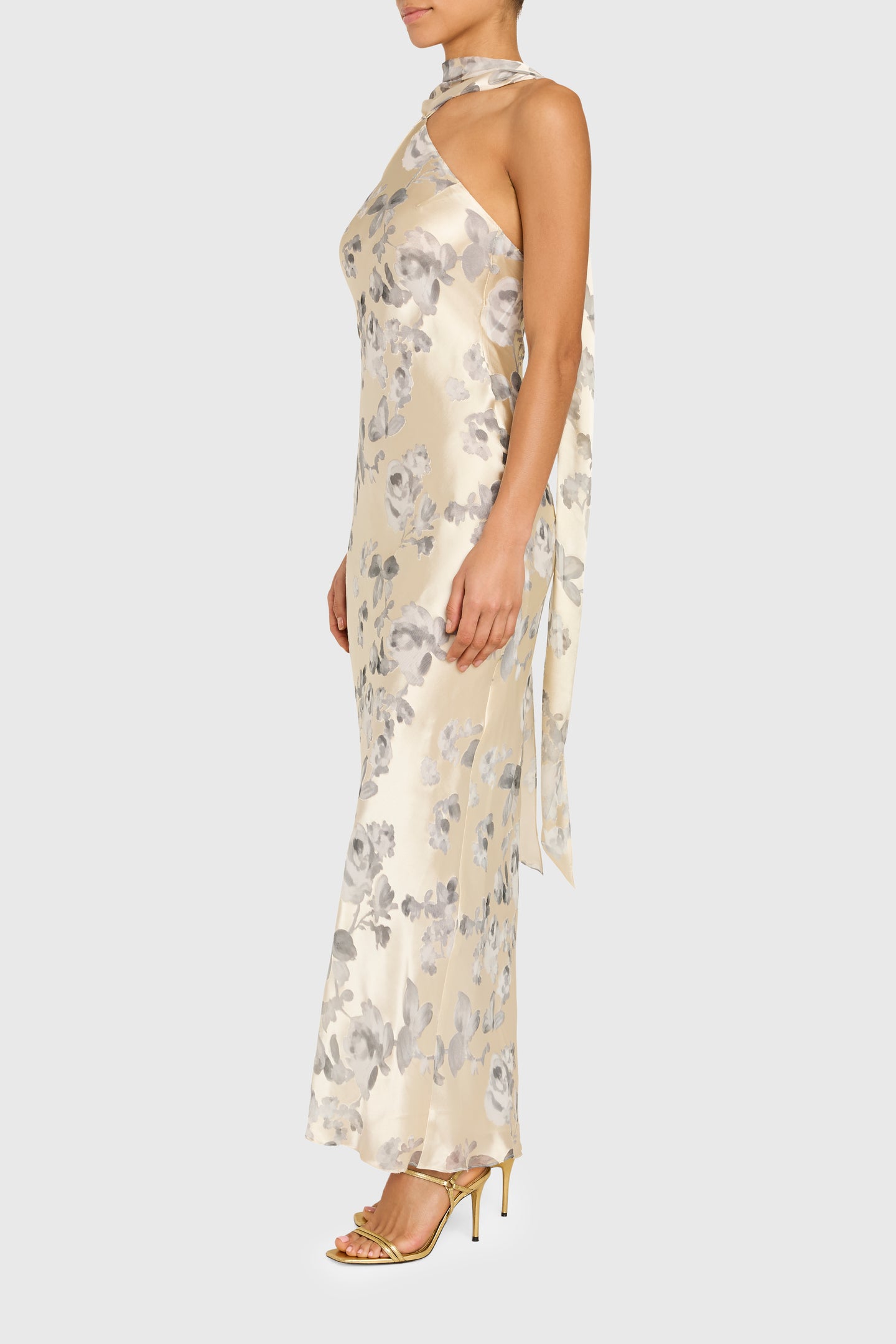 Ashton Maxi in Snow Petal View 2
