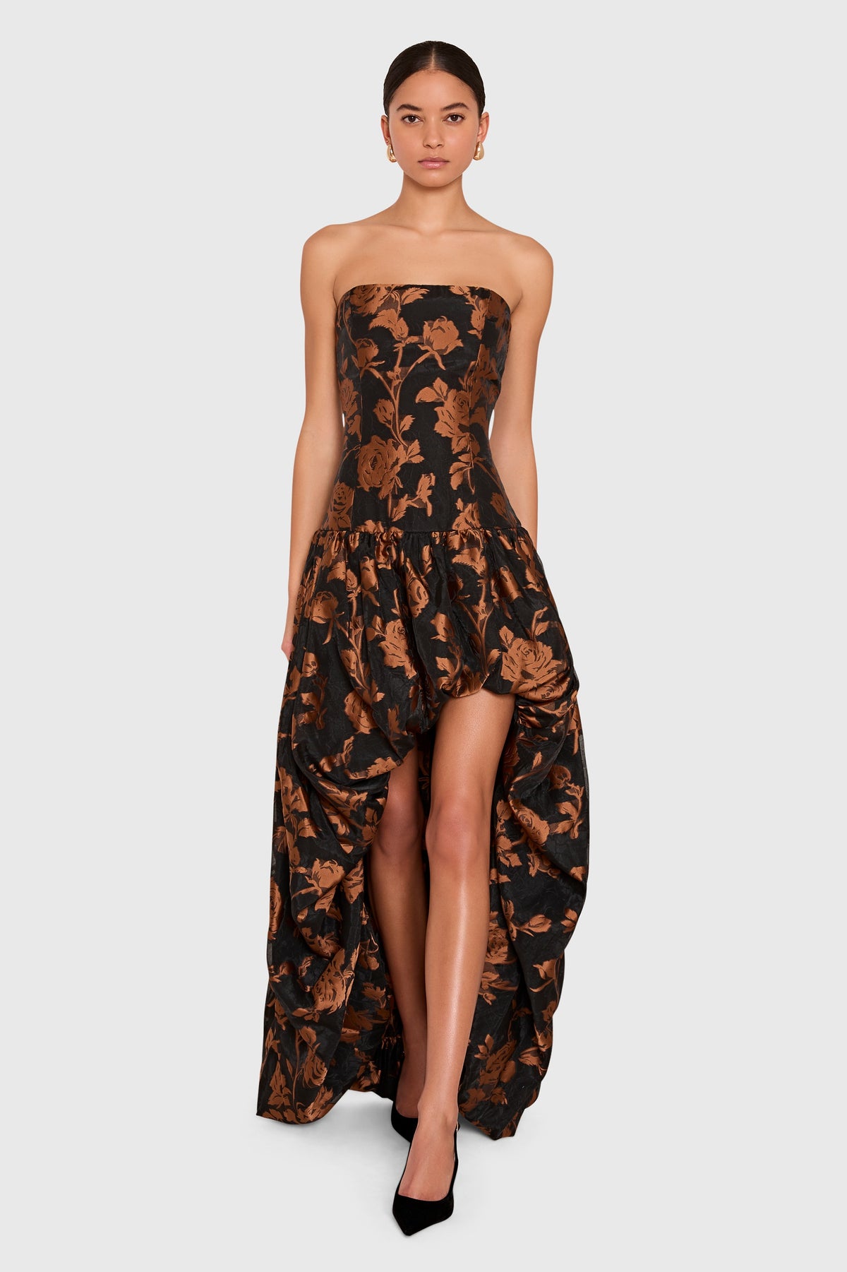 Amanda Uprichard Florencia Maxi in Josephine - front view