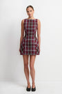 Tonya Dress in Plaid View 1