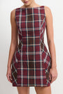 Tonya Dress in Plaid View 4