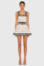 Lena Skort Romper in Coastal Dot View 1