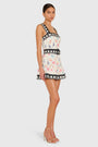Lena Skort Romper in Coastal Dot View 2
