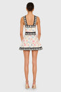 Lena Skort Romper in Coastal Dot View 3