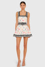 Lena Skort Romper in Coastal Dot View 5