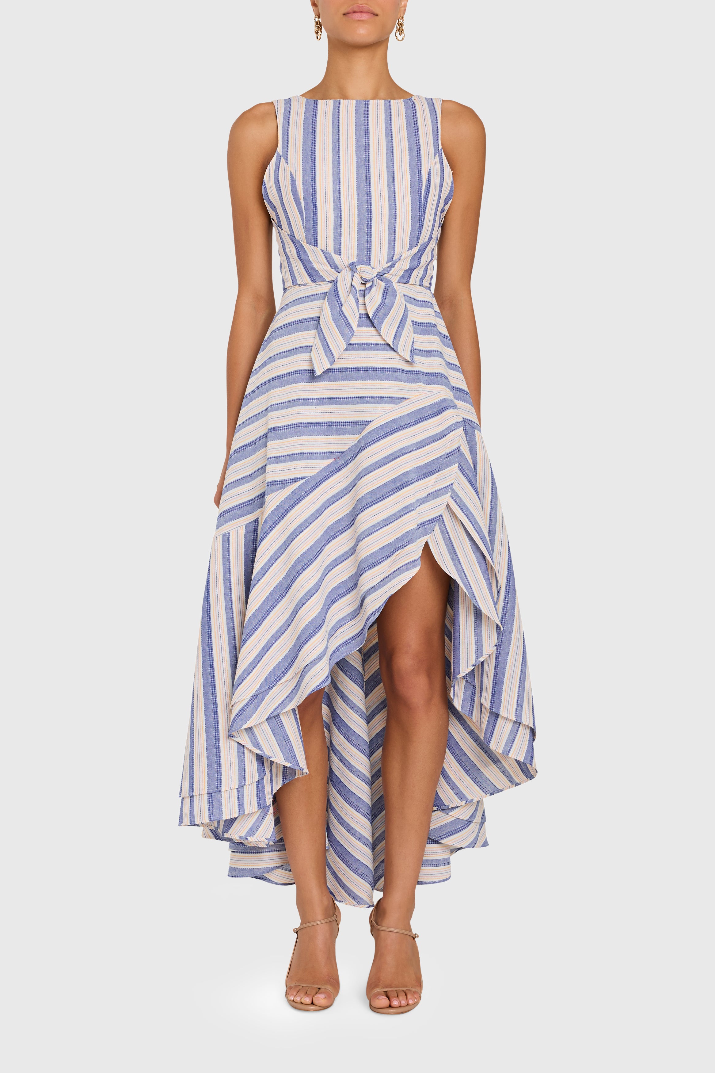 Casella Dress in Myers Stripe