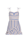 Magnolia Romper in Myers Stripe View 6