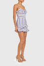 Magnolia Romper in Myers Stripe View 2