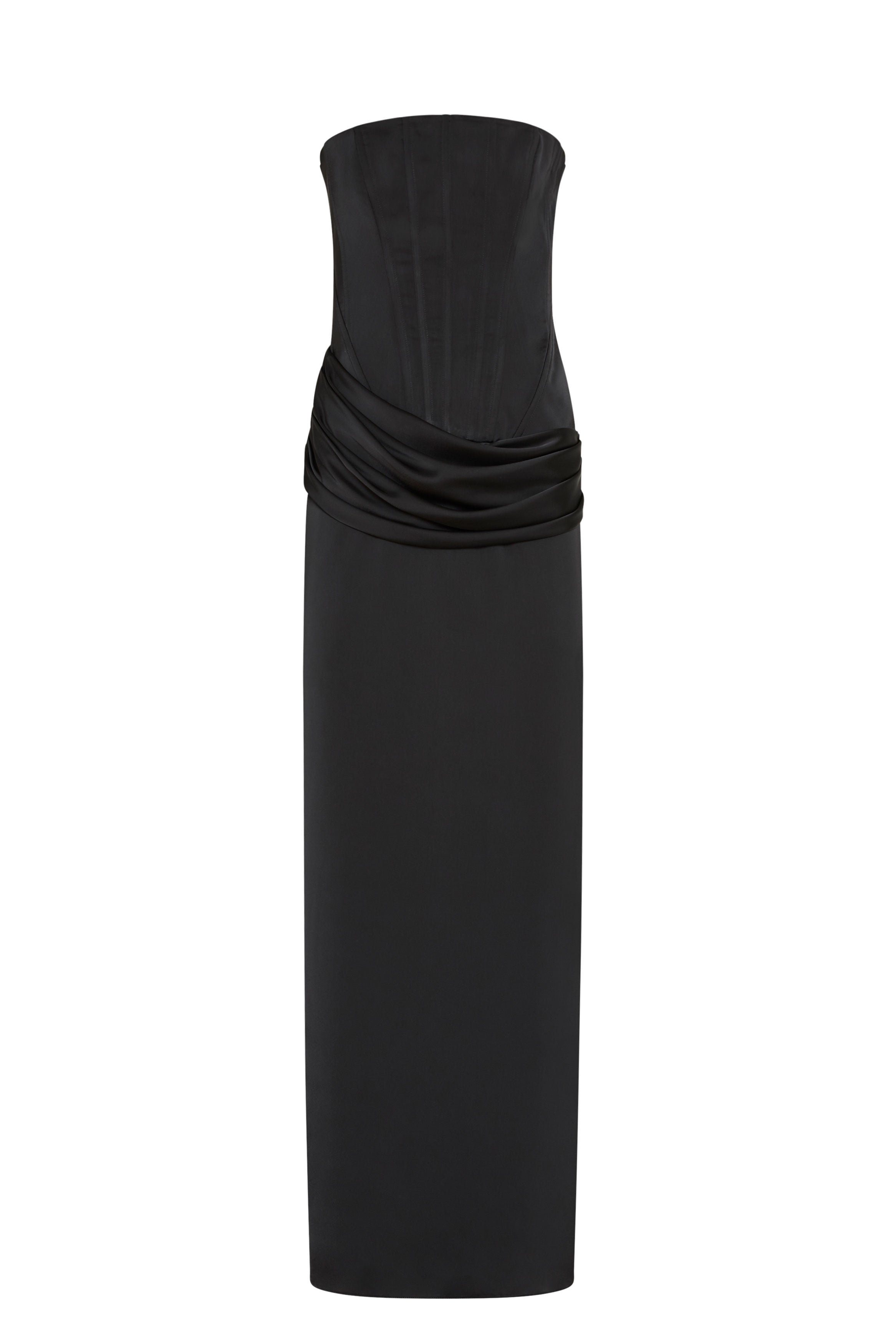 coast black strapless dress Rue Gown in Black - Full Length Strapless Dress