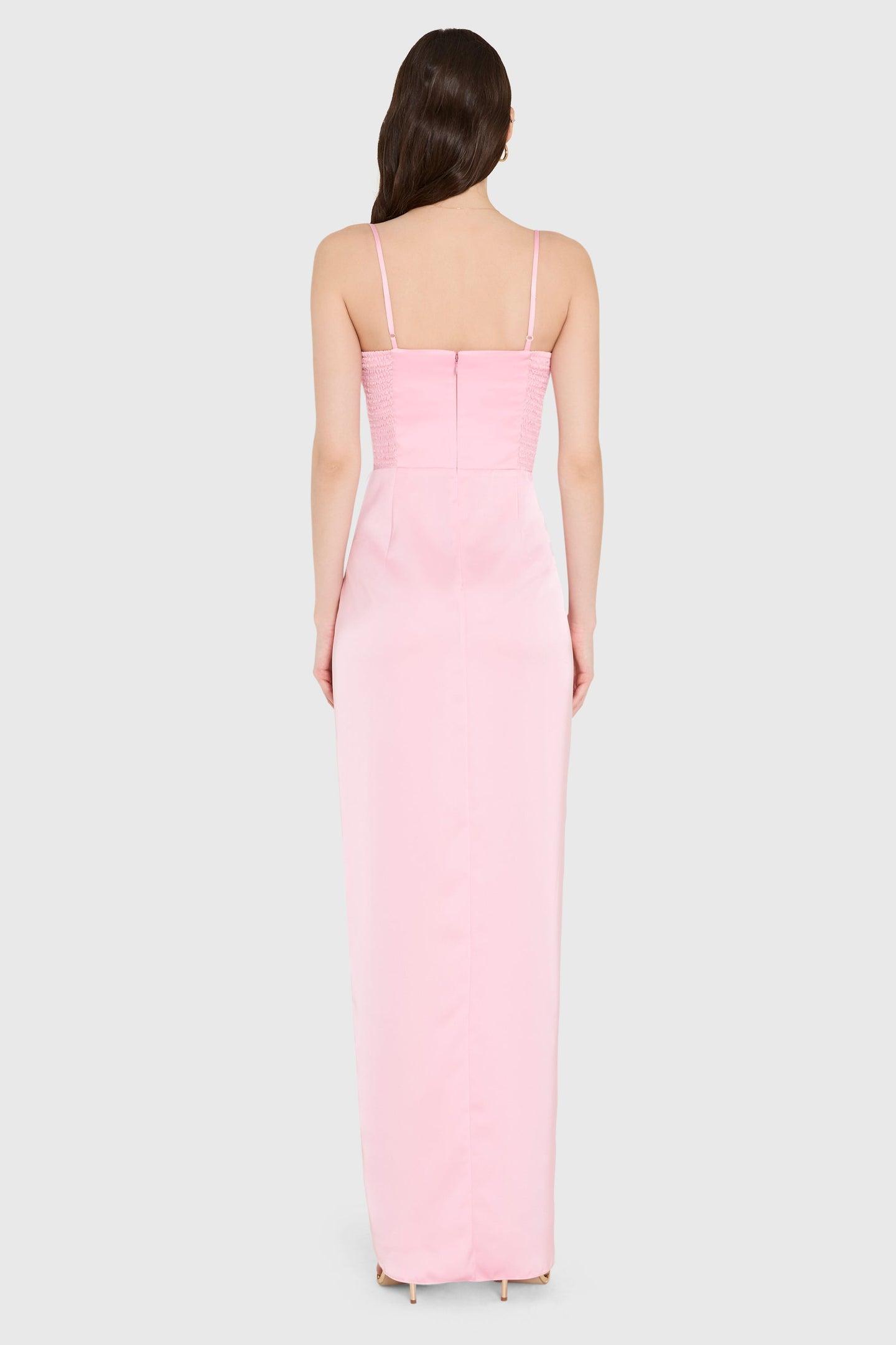 Sleeveless Maxi Lyra Dress in Candy Floss | XS | Amanda Uprichard Sleeveless Maxi Lyra Dress in Candy Floss | XS | Amanda Uprichard