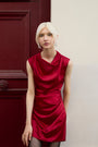 Moraine Dress in Charmeuse View 5