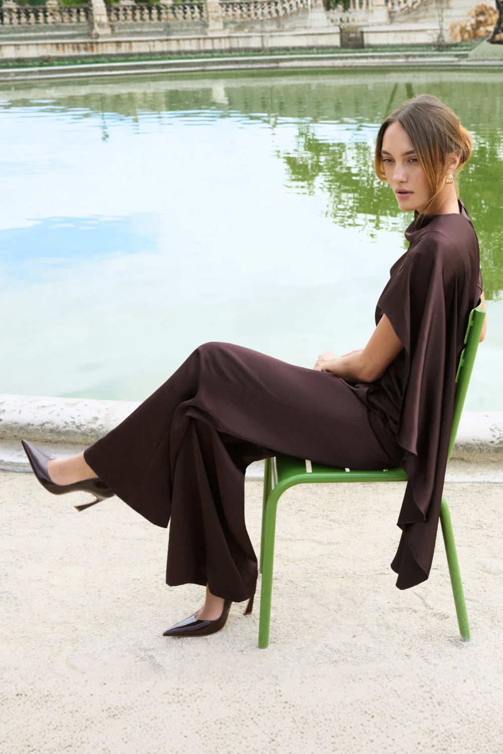Saddler Pants in Charmeuse view 6
