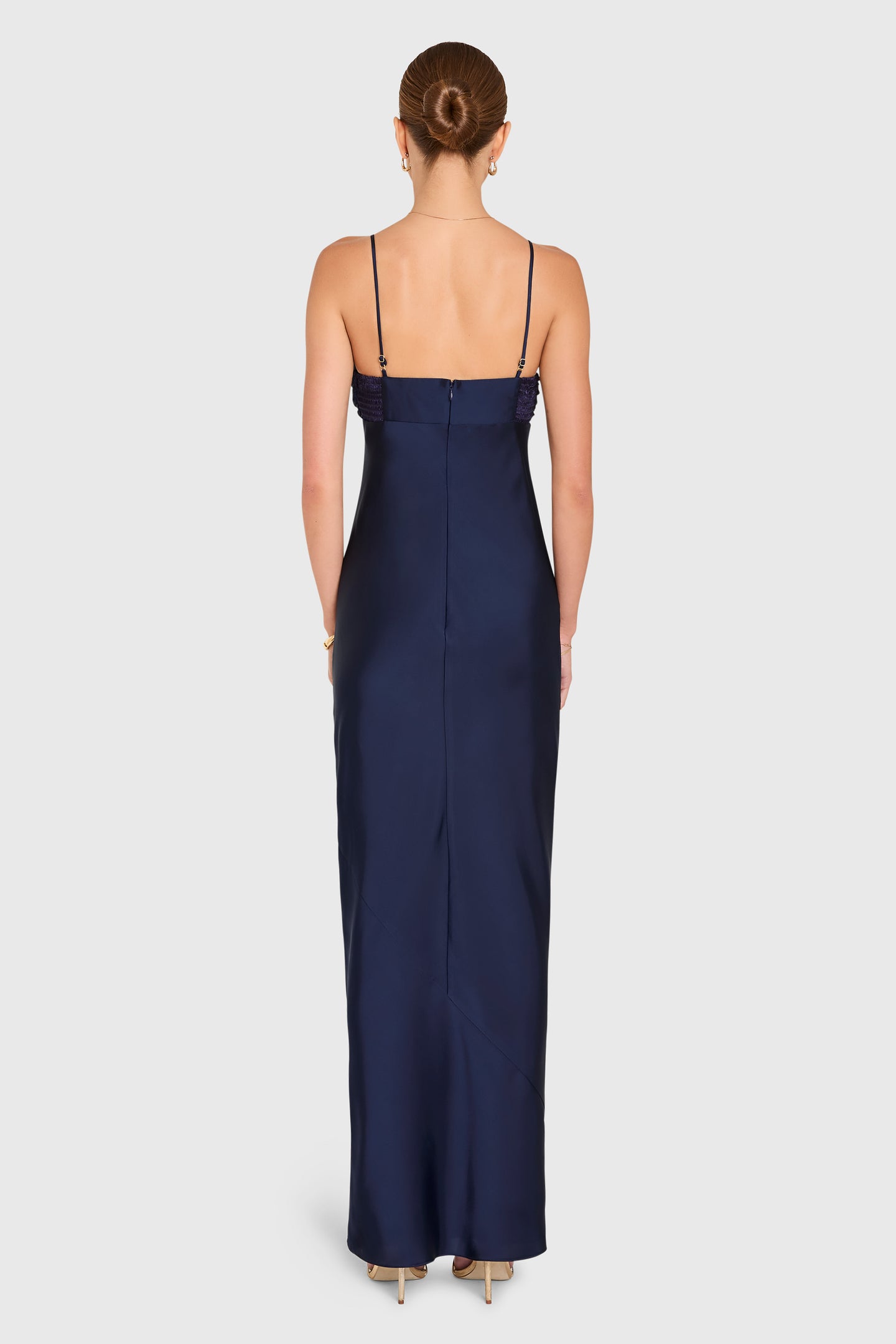 Amanda Uprichard Ira Maxi Dress in Navy