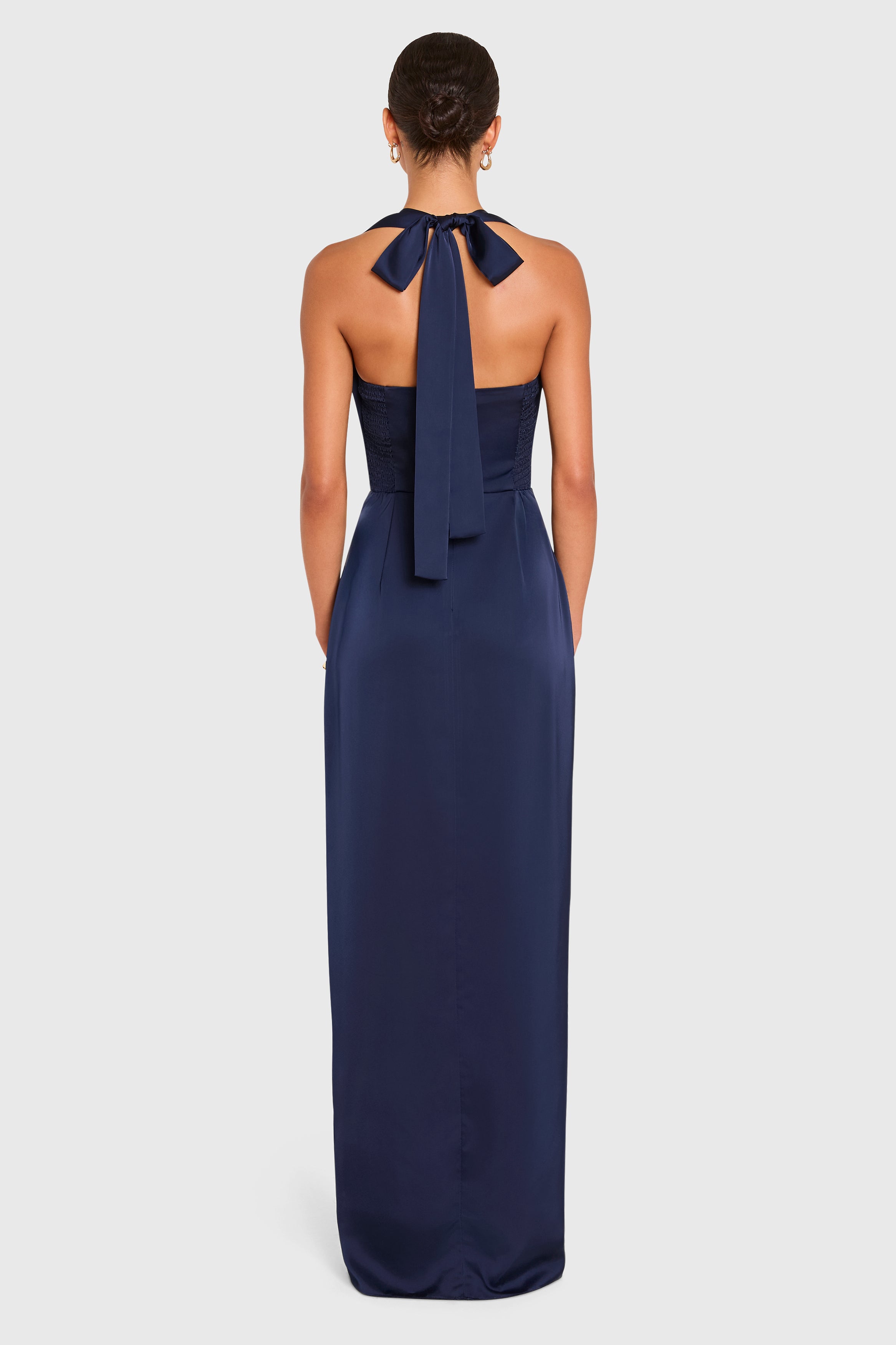 Sleeveless Maxi Cynthia Gown in Ink | XL | Amanda Uprichard Sleeveless Maxi Cynthia Gown in Ink | XL | Amanda Uprichard
