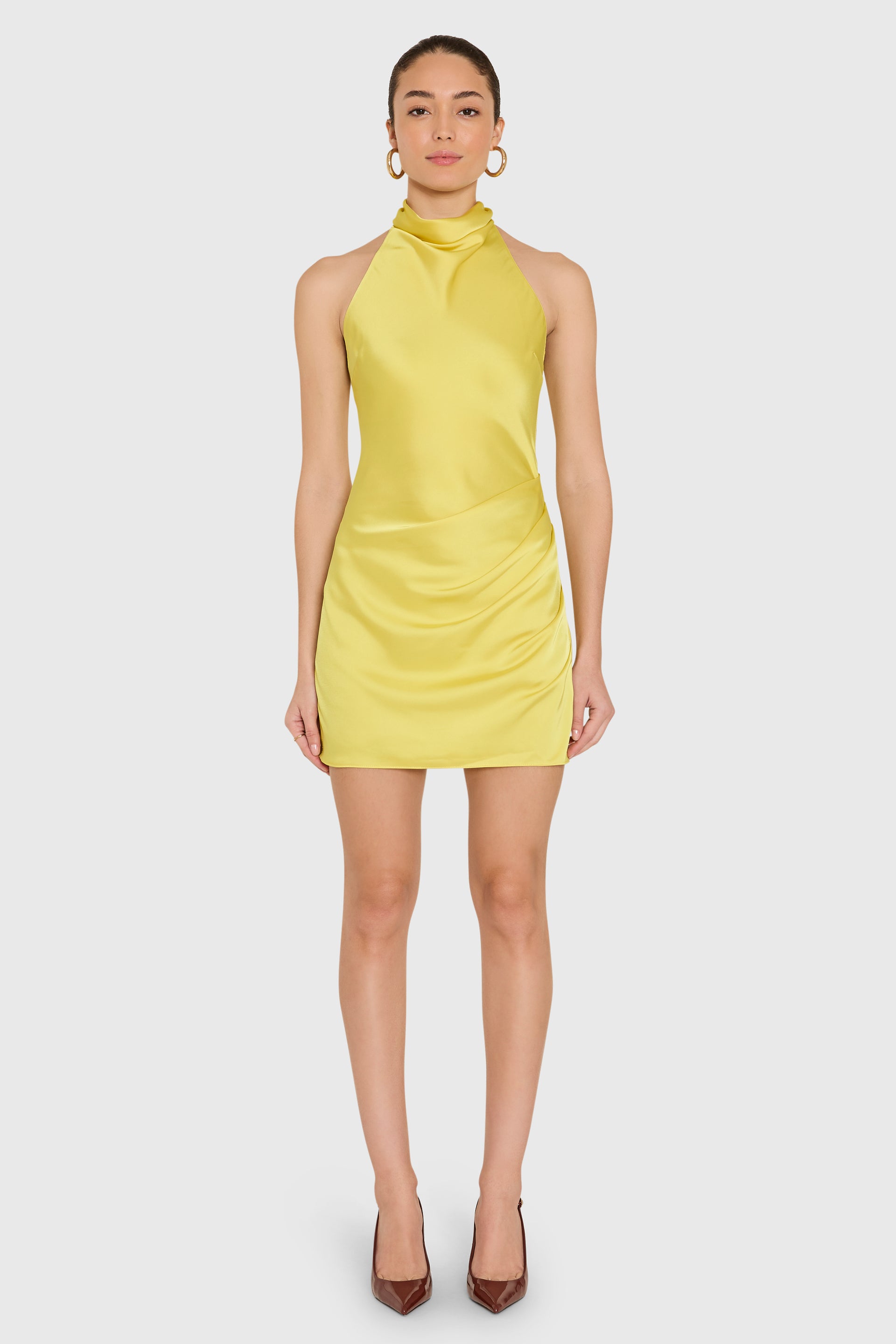 Amanda Uprichard Chantel Dress in Yellow