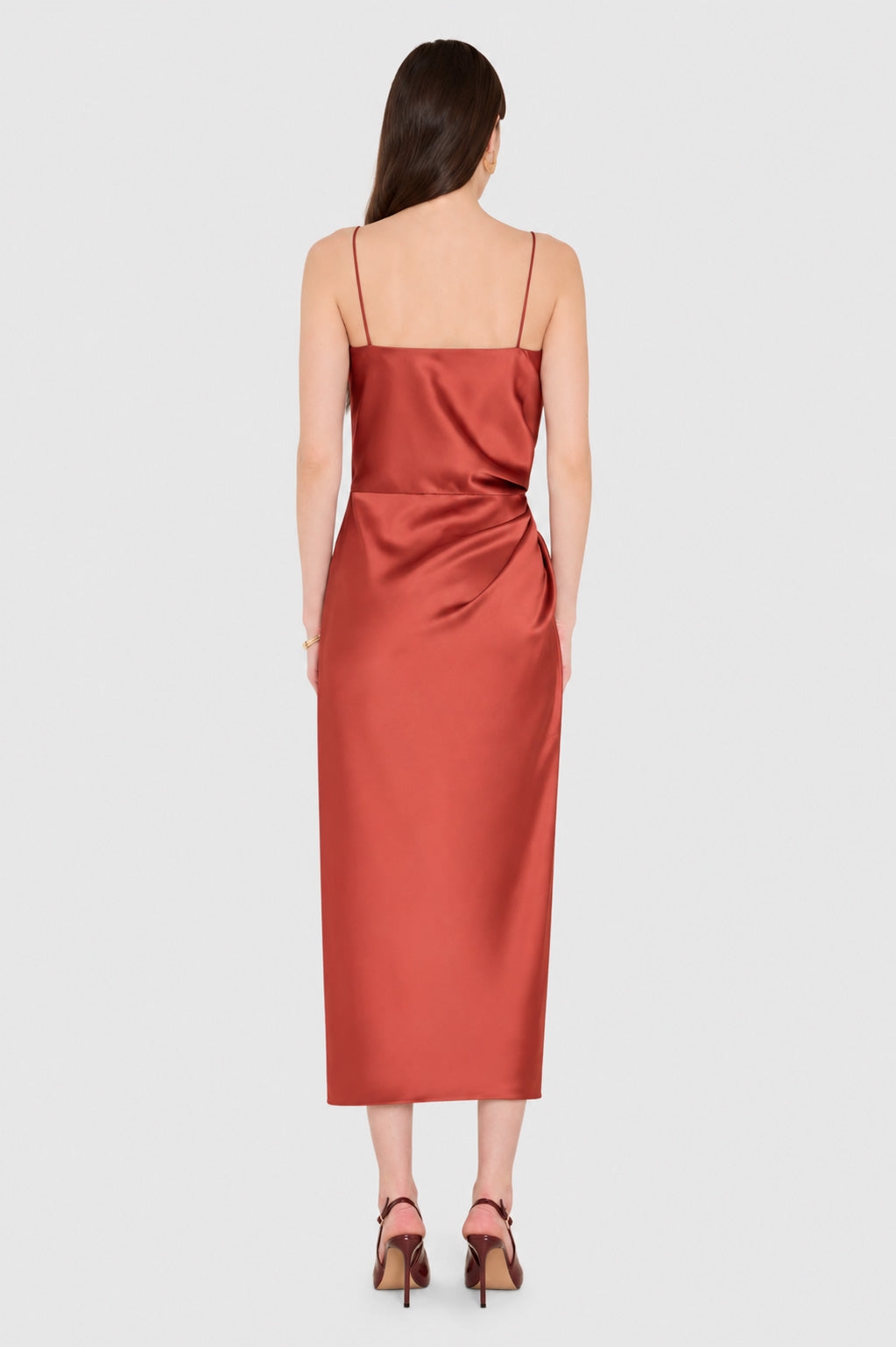 Amanda Uprichard Jean Dress in Santa Fe - back view