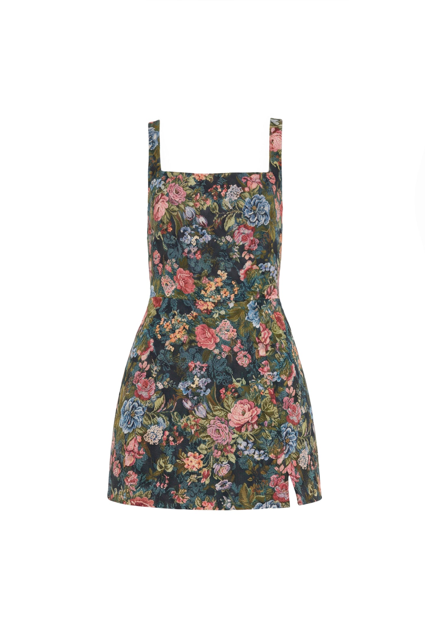 Amanda Uprichard Rhonda Romper in Antoinette - shown on invisible mannequin