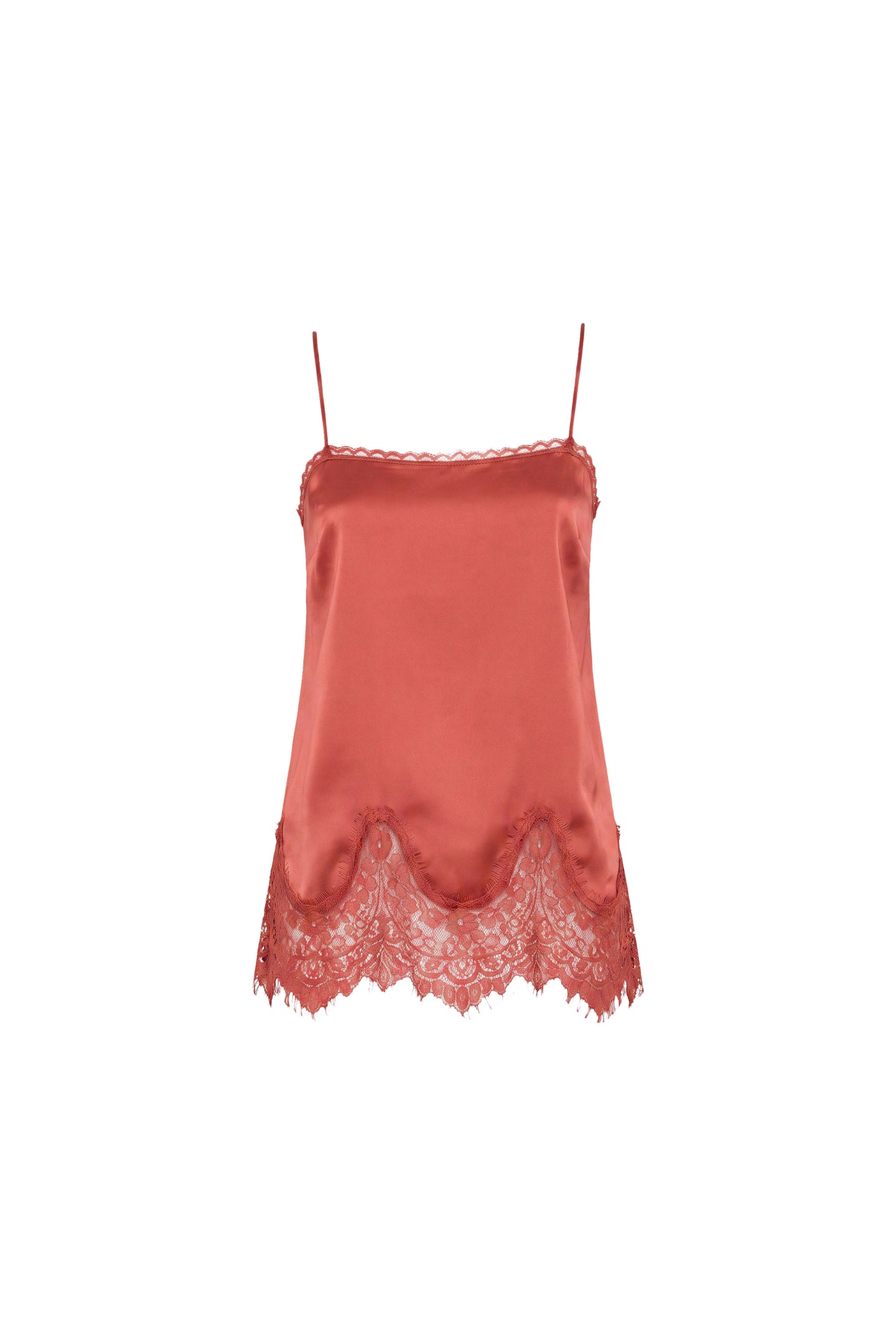 Amanda Uprichard Audra Top in Santa Fe - shown on invisible mannequin