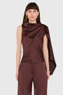 Artemis Top in Charmeuse View 1