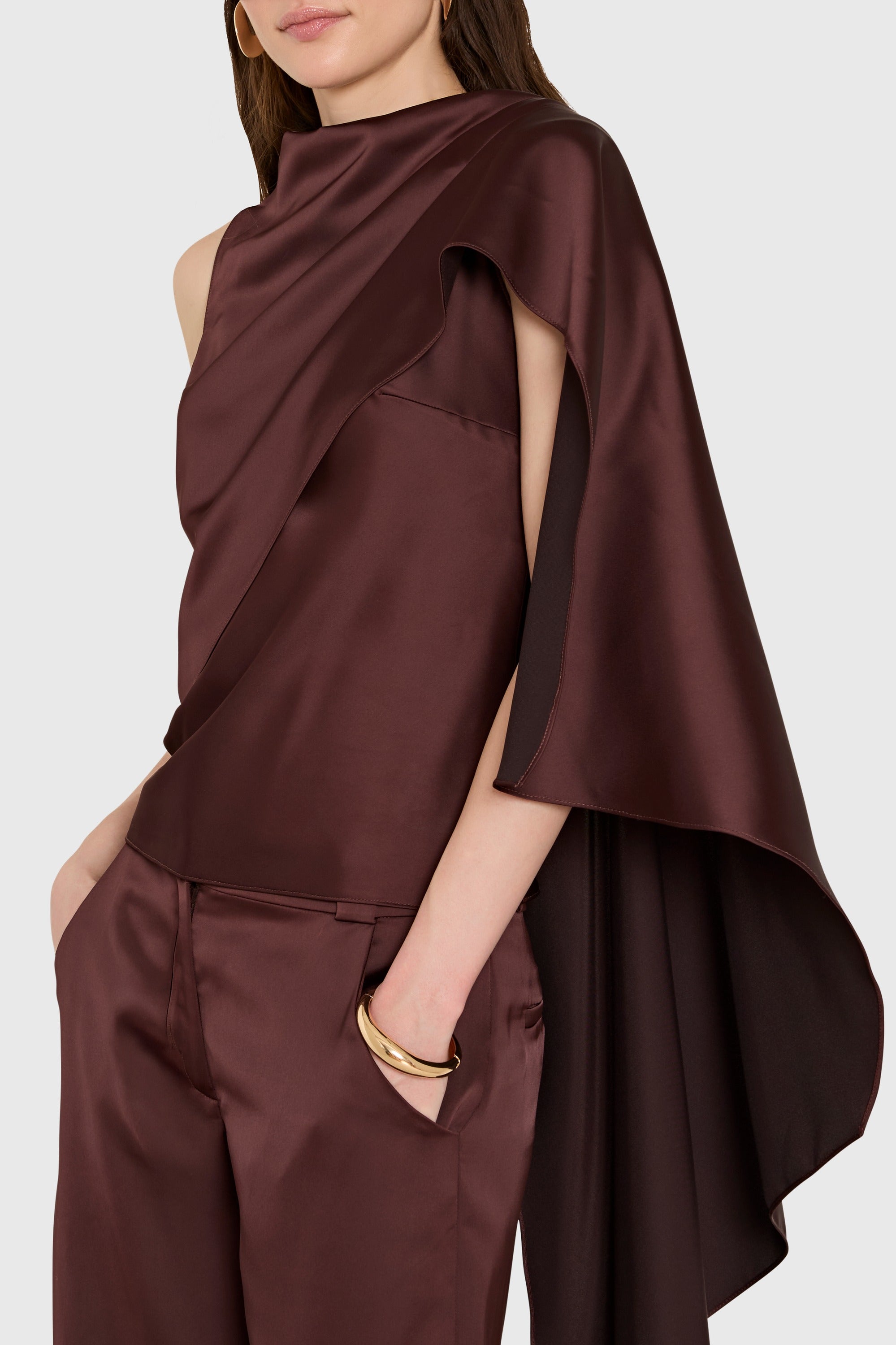 Artemis Top in Charmeuse view 4