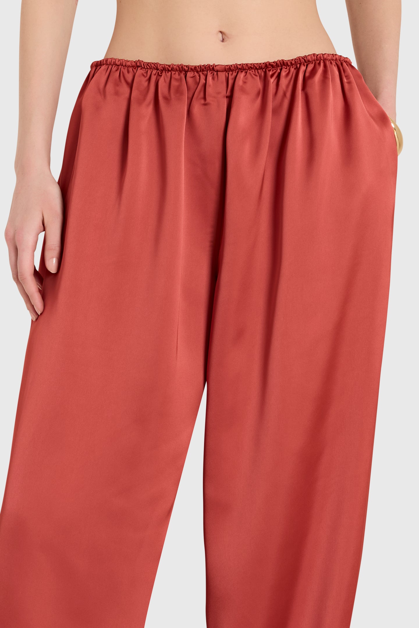 Amanda Uprichard Torrie Pants in Santa Fe - detail view