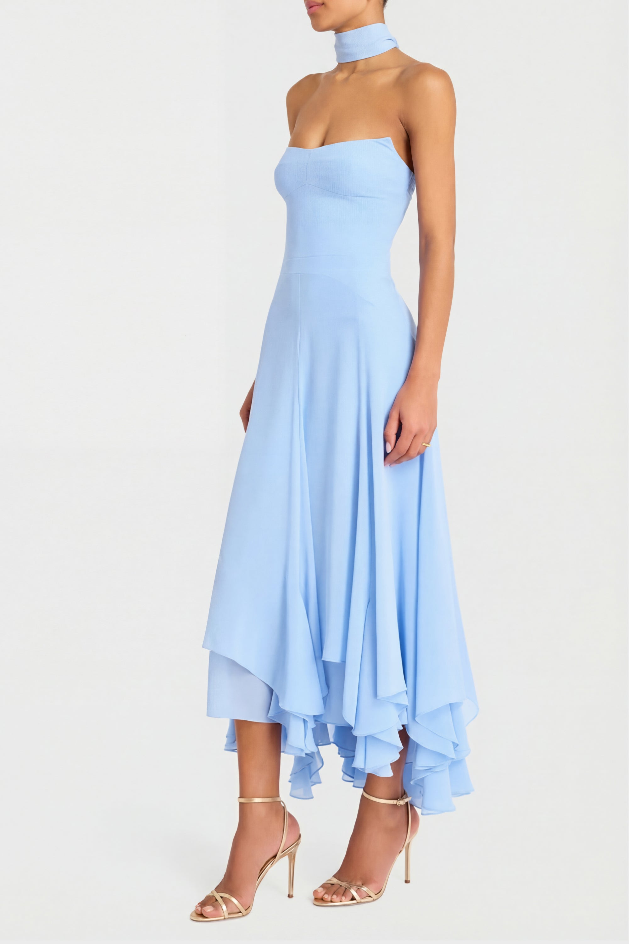 Monterey Dress With Scarf