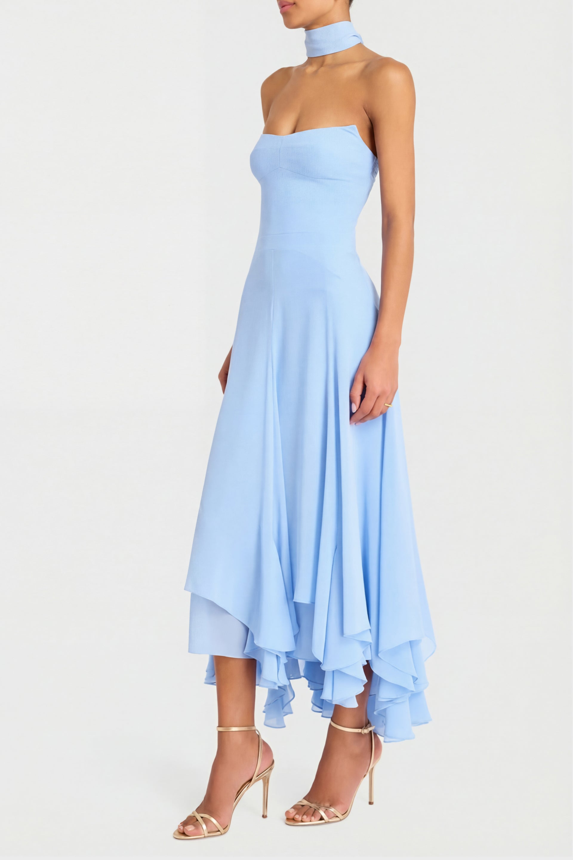 Monterey Dress With Scarf
