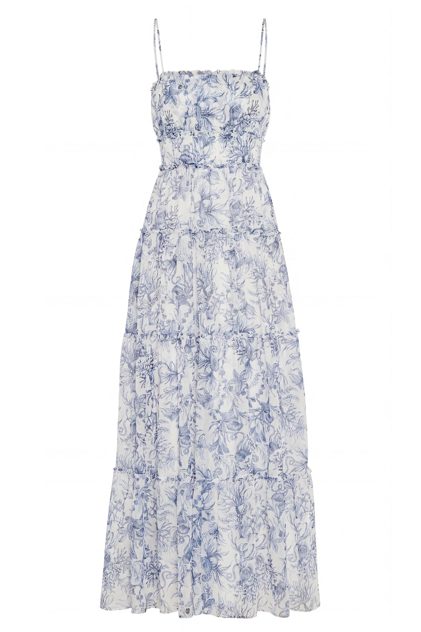 Willow Maxi Dress in Deep Sea View 7