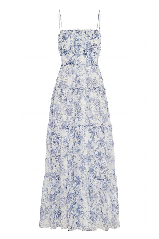 Willow Maxi Dress in Deep Sea view 1