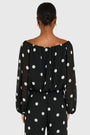 Dallas Top in Polka Dot View 3