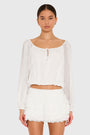 Dallas Top with Lace View 1