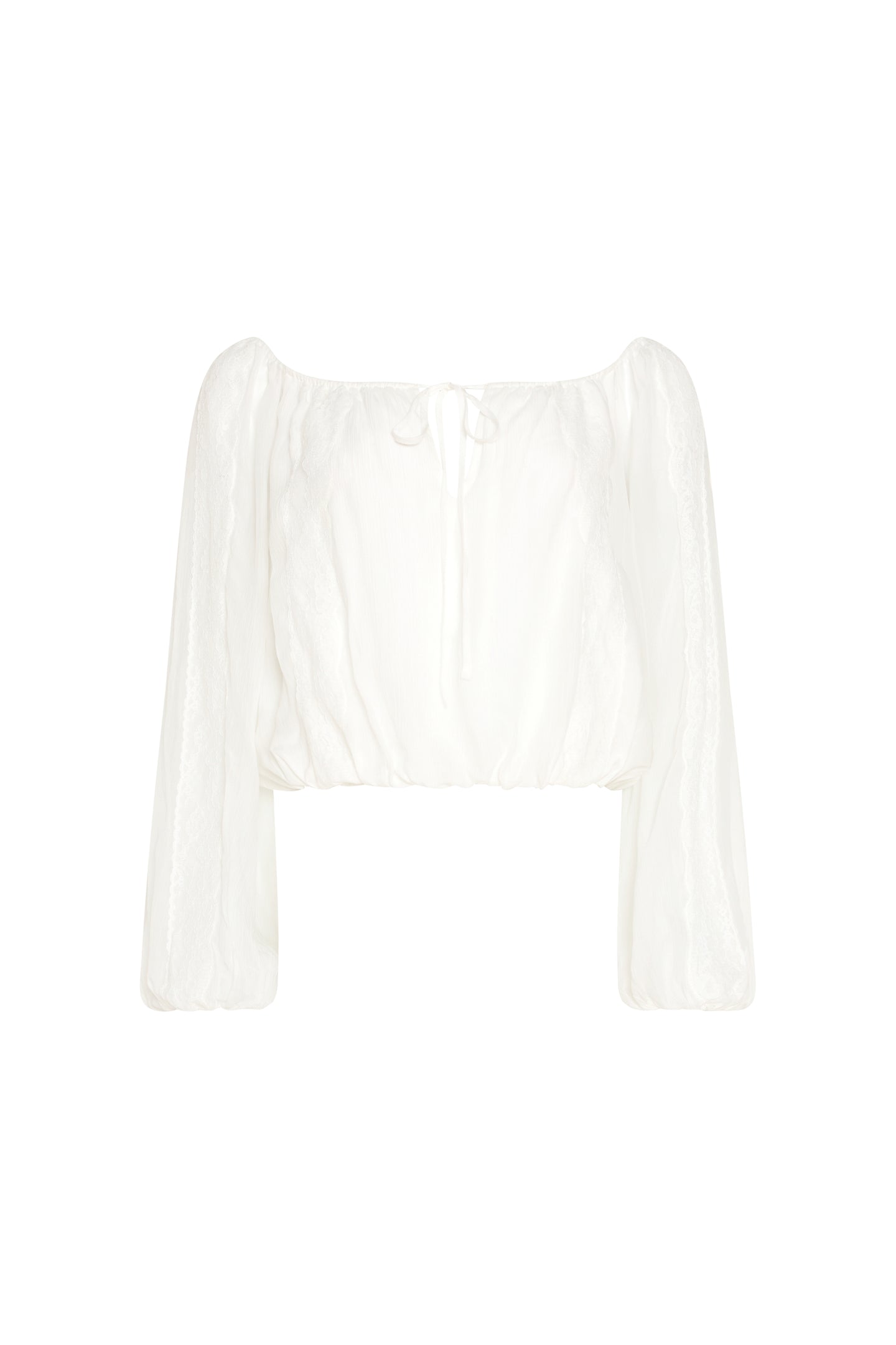 Dallas Top with Lace View 6