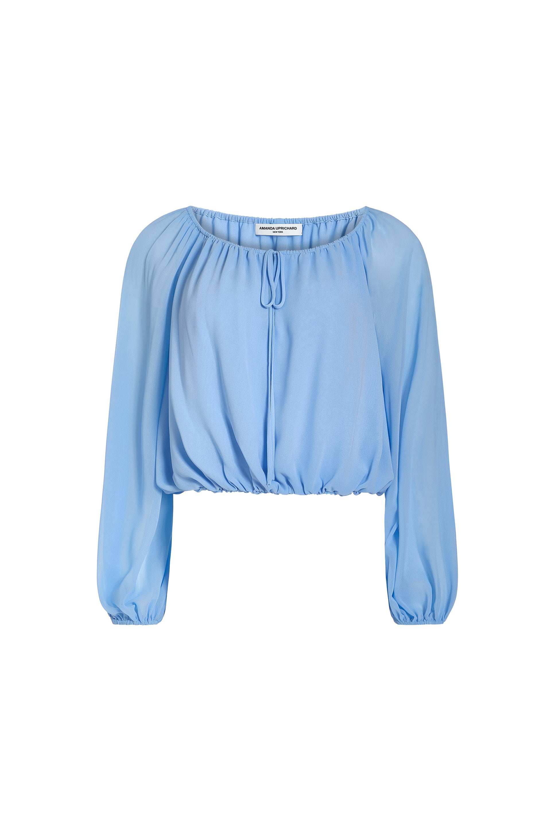 Dallas Top in Baby Blue | Women's Chic Going-Out Top