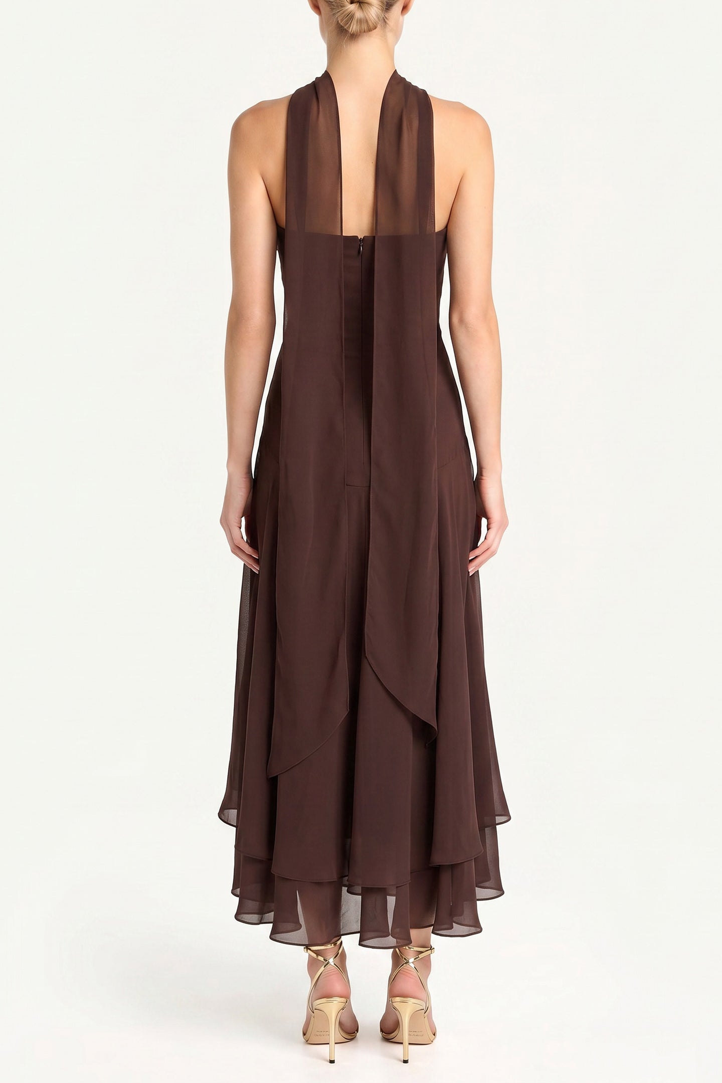 Monterey Dress With Scarf View 3