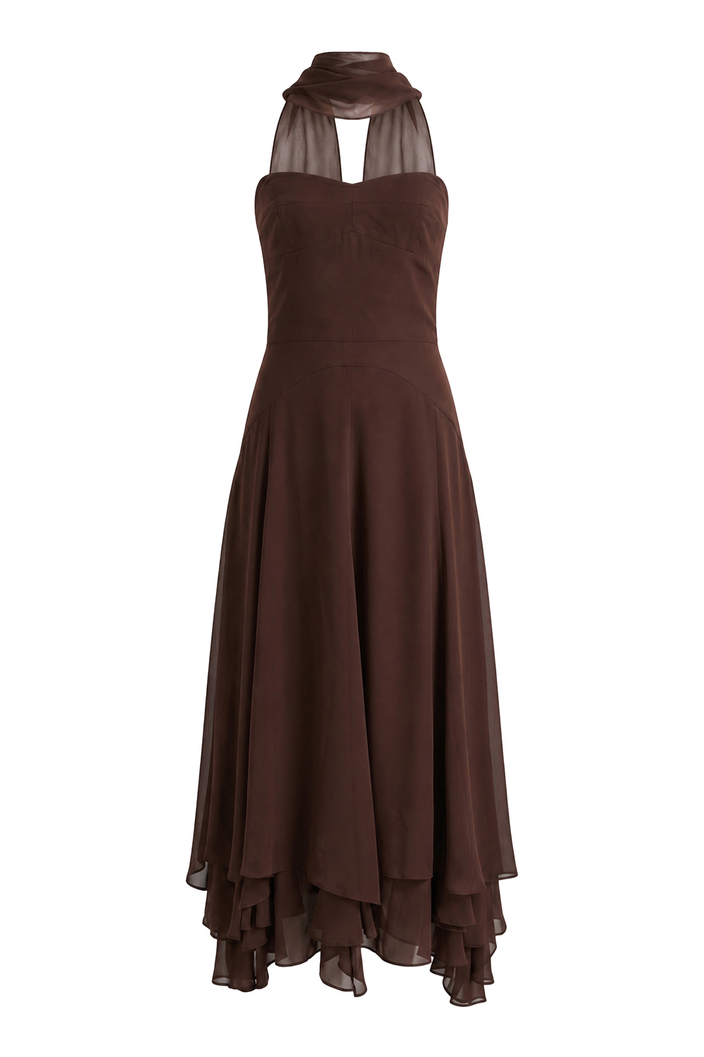 Monterey Dress With Scarf view 4