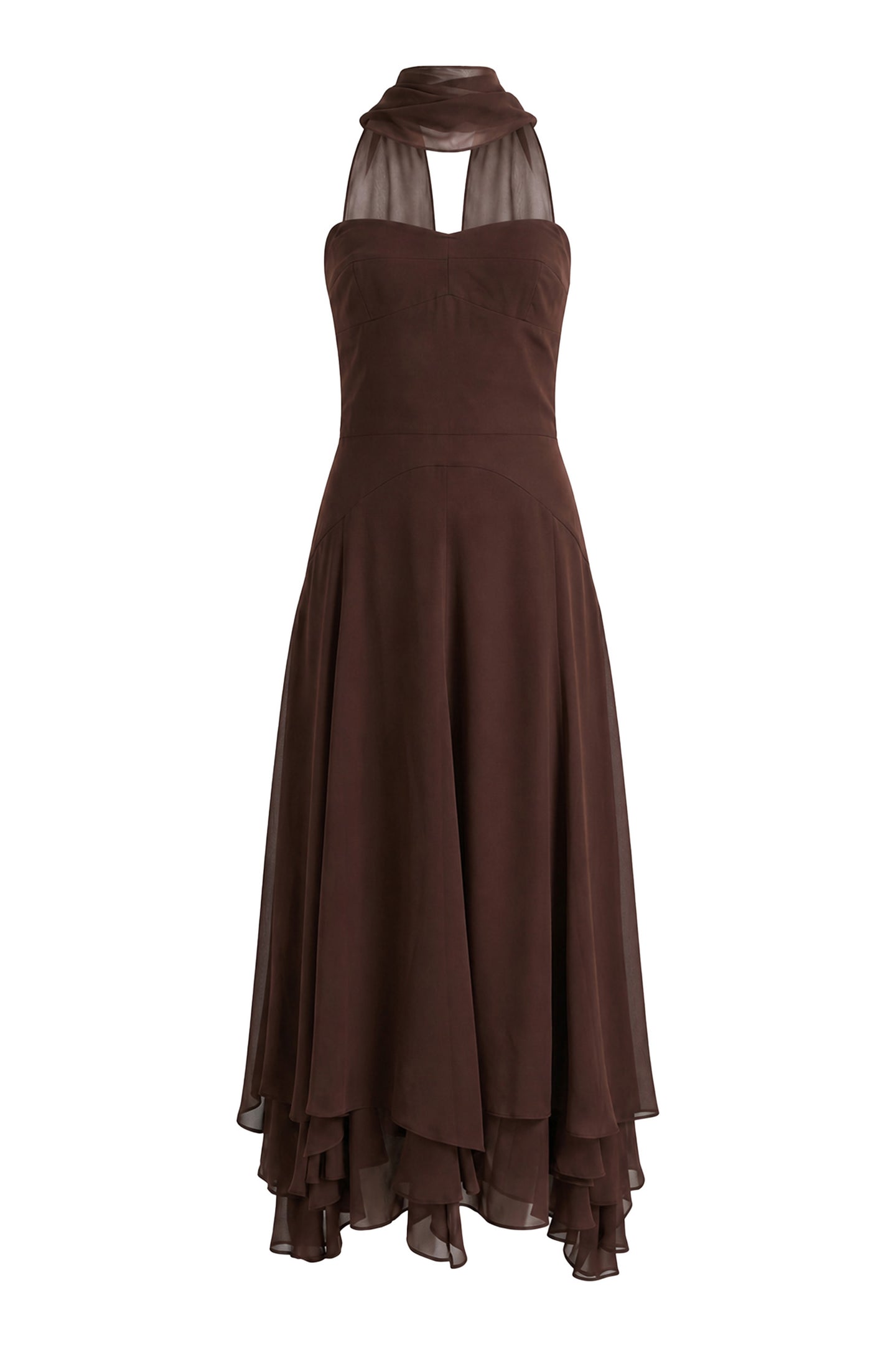 Monterey Dress With Scarf View 4