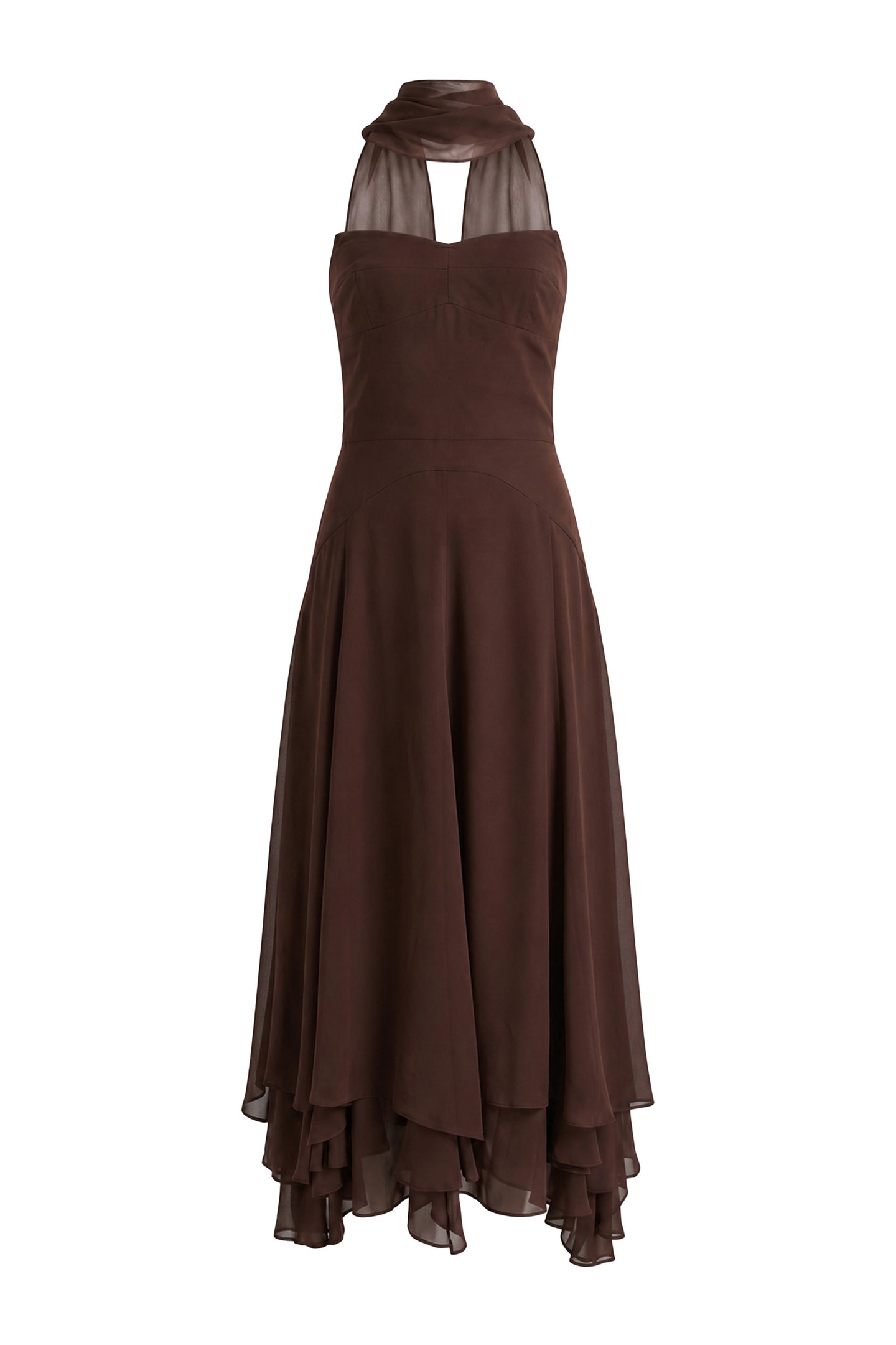 Monterey Dress With Scarf View 4